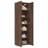 Storage Cabinet Brown Oak 70x42.5x225 Engineered Wood F5M0