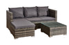 Corner Sofa L-Shaped Rattan Set 4 Seater Indoor/Outdoor Garden Furniture Patio