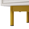 SIDEBOARD BUFFET 2 DOORS 3 DRAWERS STORAGE CABINET CUPBOARD WHITE 120X40X75 CM