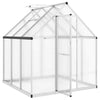 Iiaky Greenhouse with Base Frame 169x169x195 Aluminium,Polycarbonate L8C4