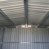 12x10 ft Large Metal Garden Shed Outdoor Tool Storage House+Free Foundation Door