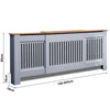 Modern Radiator Cover Small Large Wall Cabinet MDF Slats Wood Grill Furniture