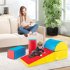 5-Pcs Climb and Crawl Activity Play Set Sliding Safe Soft Foam Playset-colorful