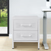 Metal Storage Cabinet 2 Drawers Filing Cabinet Office Under Desk Files Cabinets