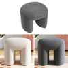 Sofa Ottoman Shoe Bench Velvet Pouf Seat Footrest Foot Stool Round Padded Stools