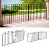 7FT 8FT 10FT Metal Garden Gate Posts Large Timber Entrance Driveway Gate Fence