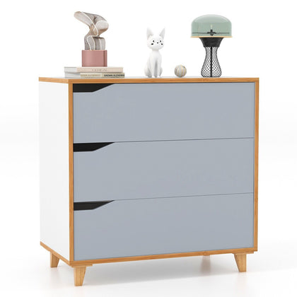 Modern 3 Drawers Chest Freestanding 3 Drawer Chest Dresser Storage Cabinet