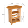 Folding Magazine Rack File Holder Literature/Newspaper Storage Coffee Side Table