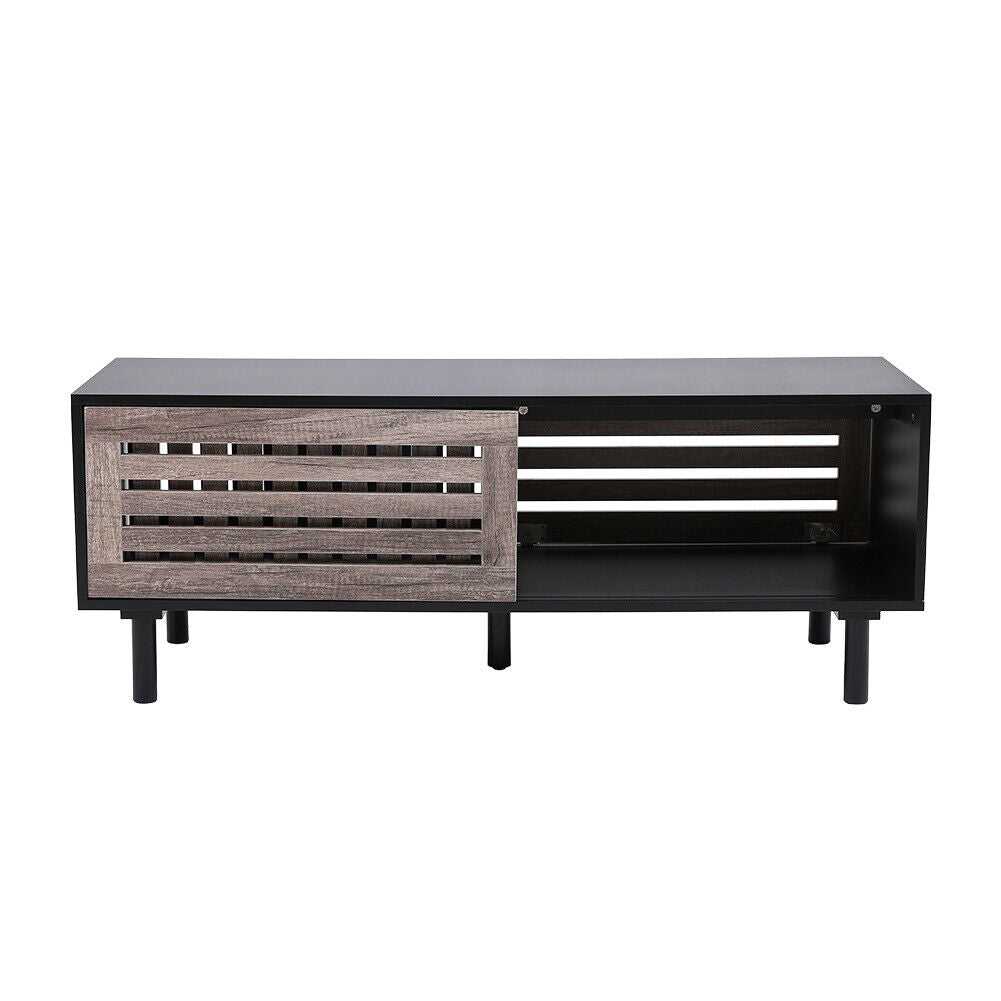 120cm Sliding Door Stand Cabinet Cupboard Media Entertainment Storage Table