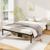 30CM Platform Bed King Size Metal Bed Frame-Black