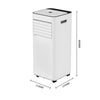 Portable Air Conditioner Wheel Mobile Air Conditioning Ice Cooler LED + Remote