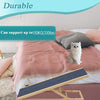 Portable Freestanding Dog Adjustable Heights Non-Slip Puppy Ramp Carpet Stair UK