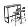 Outdoor Garden Patio Bar Table Indoor Home Bistro Set With 2/3 High Bar Stools