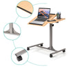 Adjustable Laptop Table ffice Rolling Overbed Table Computer Workstation
