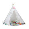 140cm Children Indian Tent Canvas Kids Play House Teepee Wigwam Indoor & Outdoor