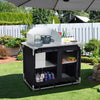 Camping Worktop Table Kitchen Folding Storage Outdoor Cook Station Aluminium