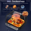 8L Air Fryer Health Grill & Flat Plate With Digital Cooking Probe 1700W 8 in Rcb