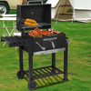BBQ Smoker Charcoal Barbecue Grill Portable Outdoor Garden Warming Rack Shelves