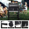 Outdoor BBQ Smoker Charcoal Barbecue Grill Portable Garden w/ Wheel & Cover