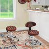 Adjustable Swivel Beauty Stool Round Rolling Stools Salon Work Chair with Wheels