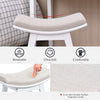 Dressing Chair Wooden Make-Up Stool Bedroom Vanity Bench With Sponge
