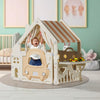 Kids Baby First Plastic Playhouse Fence Kids Childrens Indoor Outdoor Play Toy
