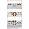 3 Drawer Shoe Cabinet Storage Cupboard Unit Shoe Rack Wooden Stand Organiser
