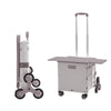 Folding Shopping Trolley Box 55L Camping Picnic Boot Cart Storage Stair Climbing
