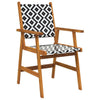 Garden Chairs 8 pcs Solid Acacia Wood vidaXL