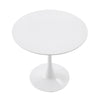 2 Sizes 60cm/80cm White Round Dining Table Kitchen Room Furniture Bistro Table
