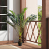 Artificial Palm Plant Fake Tree Potted Home Office Décor, 120cm4ft Height, Green