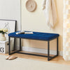 Velvet Padded Ottoman Stool Bed Bench Dining Bench Multicolor Livingroom Bedroom