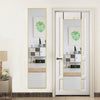 Full Length Over Door Mirror Door Hung Mirror Dormitory Wardrobe Bedroom Mirror