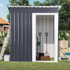 Lockable Metal Garden Wheelie Bin Storage Cabinet Bicycle Bike Shed Storage Tool