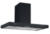 Cookology Chimney Cooker Hood 90cm Kitchen Extractor Fan - Black TSH901BK/A