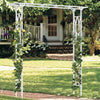 Wide Garden Arch Metal Archway Gate Rose Vine Plants Climbing Trellis Heavy Duty