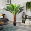 90cm 3FT Large Faux Palm Tree Fake Artificial Green Plants Garden Realistic Tree