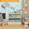 3-Tier Kids Bookshelf Childrens Bookcase Rack Wall Toys Storage Organizer