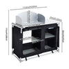 Camping Worktop Table Kitchen Folding Storage Outdoor Cook Station Aluminium