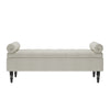 Linen Storage Ottoman Seat Stool Bench Chest Box Pouffe Bedroom Footstool Trunk
