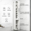 Tall Bathroom Cabinet Freestanding Storage Cabinet Organizer W/ Adjustable Shelf