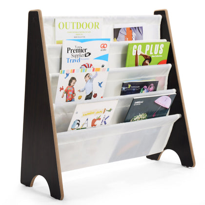 4 Tier Kids Baby Bookshelf Magazine Rack Book Storage Display Organizer Holder