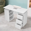 Manicure Table Makeup Dressing Station Nail Desk Workstation Storage Equipment