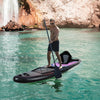 Black Paddle Board 11FT Large SUP Sufboard Kayak Seat Complete Kit 335x84x15cm