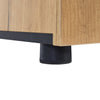 Storage Cabinet Sideboard with Drawers, Adjustable Shelves and Smart LED Lights