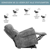 Electric Lift Recliner Chair Riser Upholstered Lounge Sofa Living Room Armchair