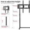 Extra Large Floor TV Stand TV Mount Adjustable Height Free Standing Home Office