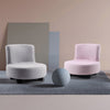 Kids Sofa Chair Mini Fabric Linen Cushioned Couch Seat Stool Baby Room Furniture