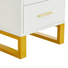 Dressing Table With LED Lights Sliding Mirror And Stool Vanity Table Makeup Desk