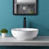 Bathroom Cloakroom Vanity Ceramic Wash Basin Sink Countertop / Wall Mount Modern